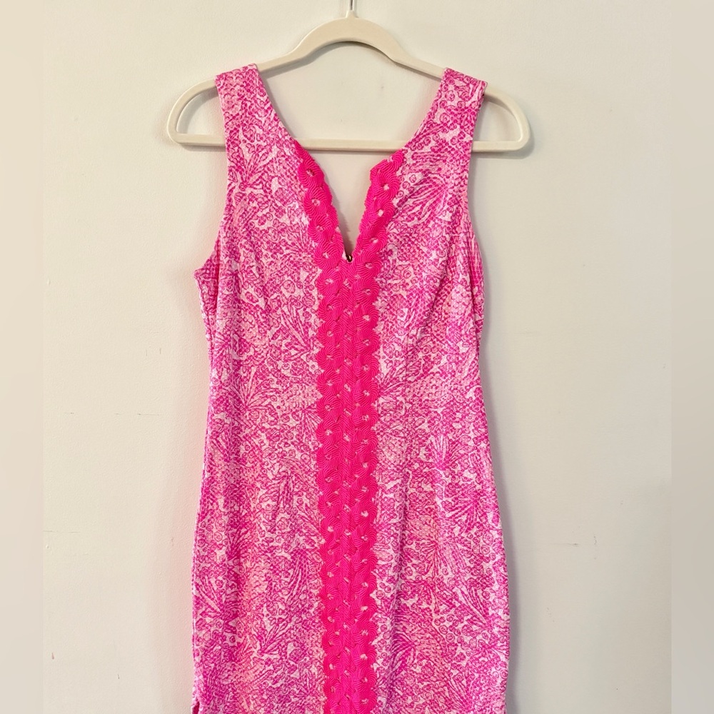 Lilly Pulitzer Vibrant Pink Shift Dress